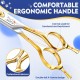 JASON Professional Dog Scissors Grooming Scissors Straight Dog Grooming Scissors Paw Scissors Grooming for Dogs Cats 7.5 Inches
