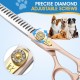 JASON Professional Dog Scissors Set 6 in 1 Fur Scissors for Dogs Set - 7 Inch Straight/Curved/Chunker Thinning Scissors with Ergonomic Handle, Rose Gold JASON Professional Dog Scissors Set 6 in 1 Fur Scissors for Dogs Set - 7 Inch Straight/Curved/Chunker Thinning Scissors with Ergonomic Handle, Rose Gold