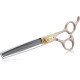 JASON Professional Dog Scissors Set 6 in 1 Fur Scissors for Dogs Set - 7 Inch Straight/Curved/Chunker Thinning Scissors with Ergonomic Handle, Rose Gold JASON Professional Dog Scissors Set 6 in 1 Fur Scissors for Dogs Set - 7 Inch Straight/Curved/Chunker Thinning Scissors with Ergonomic Handle, Rose Gold