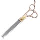JASON Professional Dog Scissors Set 6 in 1 Fur Scissors for Dogs Set - 7 Inch Straight/Curved/Chunker Thinning Scissors with Ergonomic Handle, Rose Gold JASON Professional Dog Scissors Set 6 in 1 Fur Scissors for Dogs Set - 7 Inch Straight/Curved/Chunker Thinning Scissors with Ergonomic Handle, Rose Gold