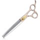 JASON Professional Dog Scissors Set 6 in 1 Fur Scissors for Dogs Set - 7 Inch Straight/Curved/Chunker Thinning Scissors with Ergonomic Handle, Rose Gold JASON Professional Dog Scissors Set 6 in 1 Fur Scissors for Dogs Set - 7 Inch Straight/Curved/Chunker Thinning Scissors with Ergonomic Handle, Rose Gold