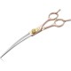 JASON Professional Dog Scissors Set 6 in 1 Fur Scissors for Dogs Set - 7 Inch Straight/Curved/Chunker Thinning Scissors with Ergonomic Handle, Rose Gold JASON Professional Dog Scissors Set 6 in 1 Fur Scissors for Dogs Set - 7 Inch Straight/Curved/Chunker Thinning Scissors with Ergonomic Handle, Rose Gold