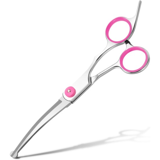 Jostift Dog Scissors, Fur Scissors for Dogs and Cats, Curved Scissors, Dog Scissors Set, Professional Round Grooming Scissors, Cat Grooming Scissors, Dog Grooming Scissors for Cats and Other Pets Jostift Dog Scissors, Fur Scissors for Dogs and Cats, Curved Scissors, Dog Scissors Set, Professional Round Grooming Scissors, Cat Grooming Scissors, Dog Grooming Scissors for Cats and Other Pets