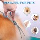 Joynine Dog Scissors, Curved Scissors for Pet Grooming, Scissors for Dogs, Curved Scissors for Grooming, 17 cm, Ideal for Cutting Dog and Cat Hair