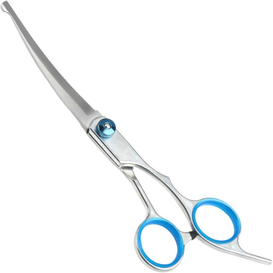 Joynine Dog Scissors, Curved Scissors for Pet Grooming, Scissors for Dogs, Curved Scissors for Grooming, 17 cm, Ideal for Cutting Dog and Cat Hair Joynine Dog Scissors, Curved Scissors for Pet Grooming, Scissors for Dogs, Curved Scissors for Grooming, 17 cm, Ideal for Cutting Dog and Cat Hair
