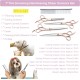 KUIDAMOS Pet Grooming Scissors Set, 4-Piece Professional Pet Trimmer Kit, Stainless Steel Dog Cat Hair Care Thinning, for Dogs Cats or Pets with Long Hair KUIDAMOS Pet Grooming Scissors Set, 4-Piece Professional Pet Trimmer Kit, Stainless Steel Dog Cat Hair Care Thinning, for Dogs Cats or Pets with Long Hair