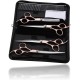 KUIDAMOS Pet Grooming Scissors Set, 4-Piece Professional Pet Trimmer Kit, Stainless Steel Dog Cat Hair Care Thinning, for Dogs Cats or Pets with Long Hair KUIDAMOS Pet Grooming Scissors Set, 4-Piece Professional Pet Trimmer Kit, Stainless Steel Dog Cat Hair Care Thinning, for Dogs Cats or Pets with Long Hair