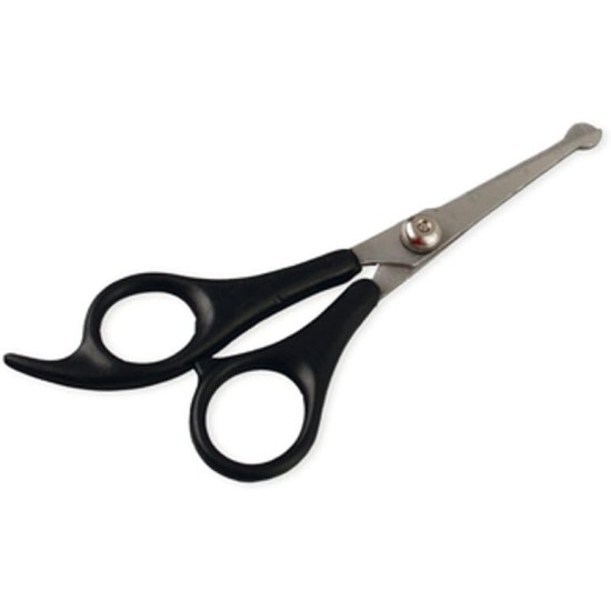 Karlie Dog Grooming Scissors for Ear/Nose/Paw, Plastic/Stainless Steel, Black, 15 x 6 cm Karlie Dog Grooming Scissors for Ear/Nose/Paw, Plastic/Stainless Steel, Black, 15 x 6 cm