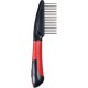 Karlie Grooming Comb for Dogs Strong Rubber Red / Black 21 x 5.5 cm