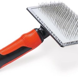 Karlie Professional Soft Slicker Dog Brush, Rubber, Red/Black, 20 x 12 cm Karlie Professional Soft Slicker Dog Brush, Rubber, Red/Black, 20 x 12 cm