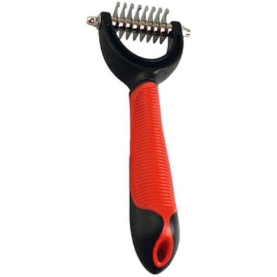 Karlie Rubber Dematter with Handle, Dog Combs, Red/Black, 8 x 7 x 4 cm Karlie Rubber Dematter with Handle, Dog Combs, Red/Black, 8 x 7 x 4 cm