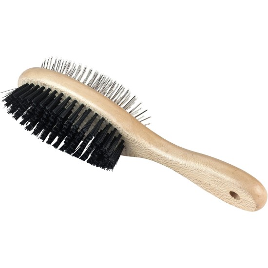 Kerbl Basic Care Double Brush Oval Protective Caps and Bristles Kerbl Basic Care Double Brush Oval Protective Caps and Bristles