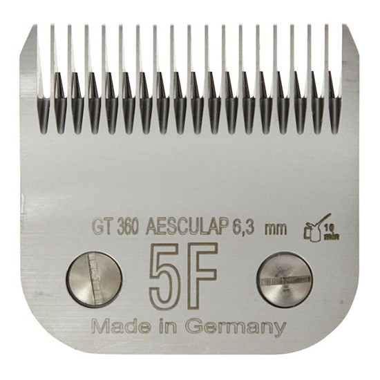 Kerbl GT360 SnapOn Aesculap 5F Shaving Heads, 6.3 mm Cutting Length, Pack of 50 Kerbl GT360 SnapOn Aesculap 5F Shaving Heads, 6.3 mm Cutting Length, Pack of 50