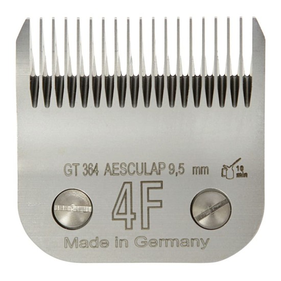 Kerbl GT364 SnapOn Aesculap shaving heads, 4F shaving head, 9.5 mm cutting length, pack of 50 Kerbl GT364 SnapOn Aesculap shaving heads, 4F shaving head, 9.5 mm cutting length, pack of 50