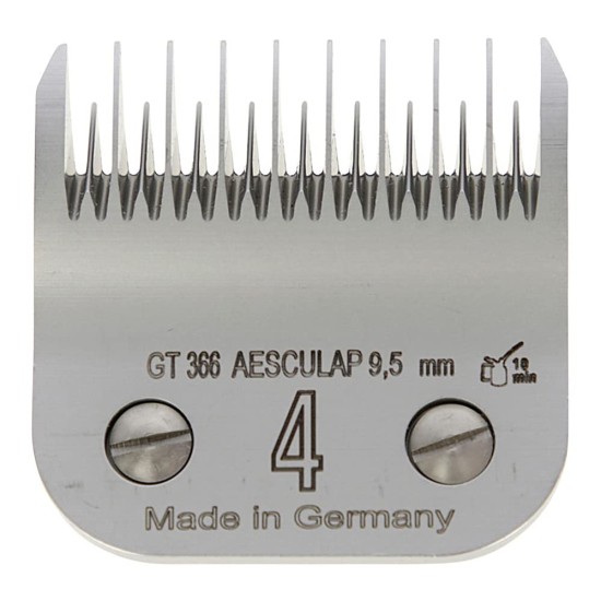 Kerbl GT366 SnapOn Aesculap Shaving Heads, 4 Shaving Heads, 9.5 mm Cutting Length, Pack of 50 Kerbl GT366 SnapOn Aesculap Shaving Heads, 4 Shaving Heads, 9.5 mm Cutting Length, Pack of 50