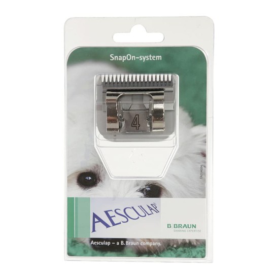 Kerbl GT366 SnapOn Aesculap Shaving Heads, 4 Shaving Heads, 9.5 mm Cutting Length, Pack of 50 Kerbl GT366 SnapOn Aesculap Shaving Heads, 4 Shaving Heads, 9.5 mm Cutting Length, Pack of 50