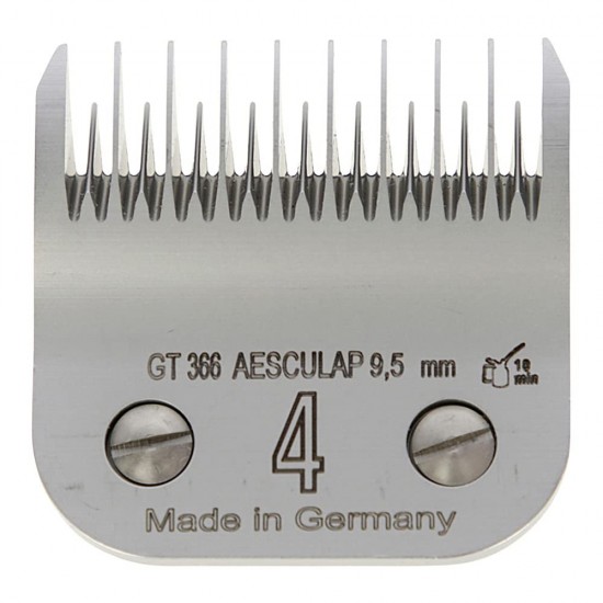 Kerbl GT366 SnapOn Aesculap Shaving Heads, 4 Shaving Heads, 9.5 mm Cutting Length, Pack of 50 Kerbl GT366 SnapOn Aesculap Shaving Heads, 4 Shaving Heads, 9.5 mm Cutting Length, Pack of 50