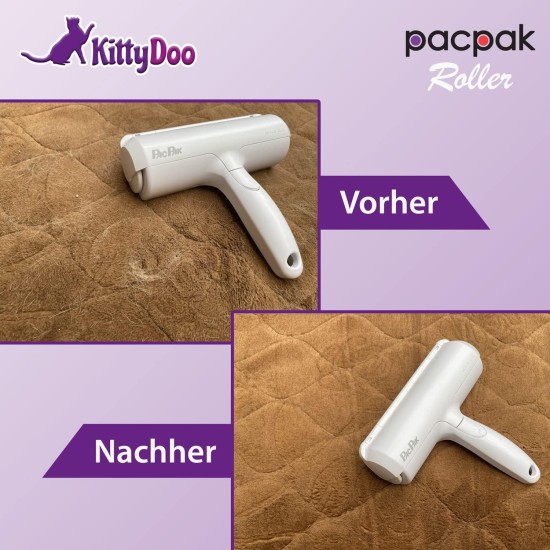 KittyDoo PAC PAK Pet Hair Remover - Original - Paku Paku Lint Roller for Dog Hair, Pet Hair, Pet Hair, Cat Hair - Lint Roller for Sofa, Carpet, Bed - Reusable Lint Brush KittyDoo PAC PAK Pet Hair Remover - Original - Paku Paku Lint Roller for Dog Hair, Pet Hair, Pet Hair, Cat Hair - Lint Roller for Sofa, Carpet, Bed - Reusable Lint Brush