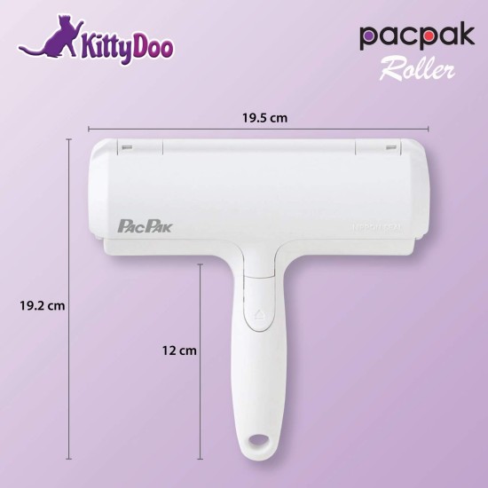 KittyDoo PAC PAK Pet Hair Remover - Original - Paku Paku Lint Roller for Dog Hair, Pet Hair, Pet Hair, Cat Hair - Lint Roller for Sofa, Carpet, Bed - Reusable Lint Brush KittyDoo PAC PAK Pet Hair Remover - Original - Paku Paku Lint Roller for Dog Hair, Pet Hair, Pet Hair, Cat Hair - Lint Roller for Sofa, Carpet, Bed - Reusable Lint Brush