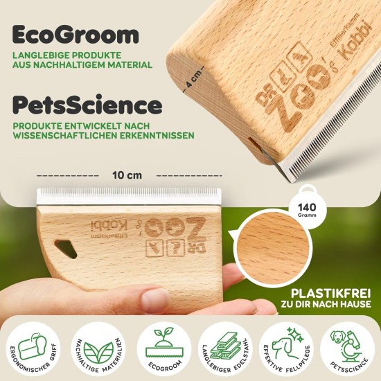 Kobbi Thinning Comb - The Ideal Dog Brush for Changing Fur for Long Hair and Undercoat - Grooming for Small, Large and Medium Dogs Kobbi Thinning Comb - The Ideal Dog Brush for Changing Fur for Long Hair and Undercoat - Grooming for Small, Large and Medium Dogs