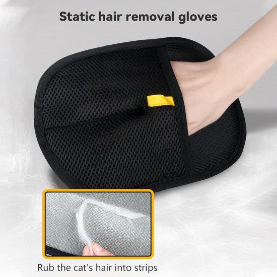 LIULINY 3 Stück Tierhaarentferner Handschuh, Pets Hair Remover Electrostatic Gloves, Reusable Fellmagnet Handschuh, 20 x 15 cm Zwei Wege Tierhaarentfernung, für Haustier Couch Möbel Teppich LIULINY 3 Stück Tierhaarentferner Handschuh, Pets Hair Remover Electrostatic Gloves, Reusable Fellmagnet Handschuh, 20 x 15 cm Zwei Wege Tierhaarentfernung, für Haustier Couch Möbel Teppich