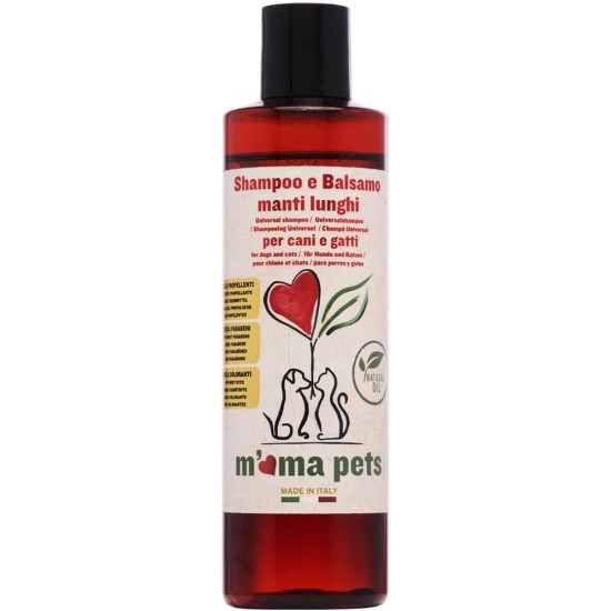 M' MA PETS Shampoo + Balsam für Hunde und Katzen - Für sauberes, weiches und leichter kämmbares Fell - 250 Ml M' MA PETS Shampoo + Balsam für Hunde und Katzen - Für sauberes, weiches und leichter kämmbares Fell - 250 Ml