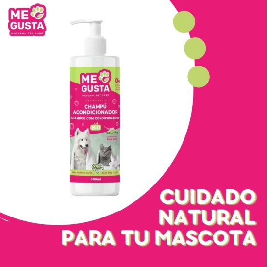 ME GUSTA Conditioner Shampoo for Dogs and Cats Easier Detangling Helps Detangle Coat Deep Moisture Strawberry Fragrance 300ml ME GUSTA Conditioner Shampoo for Dogs and Cats Easier Detangling Helps Detangle Coat Deep Moisture Strawberry Fragrance 300ml