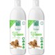 MENFORSAN Aloe Vera Dog Shampoo 1 Litre Pack of 2 Green MENFORSAN Aloe Vera Dog Shampoo 1 Litre Pack of 2 Green