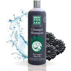 MENFORSAN Black Shampoo for Dogs Colour Intensifier Shine Enhancer Removes Orange Tones Deep Moisturiser 1 L MENFORSAN Black Shampoo for Dogs Colour Intensifier Shine Enhancer Removes Orange Tones Deep Moisturiser 1 L