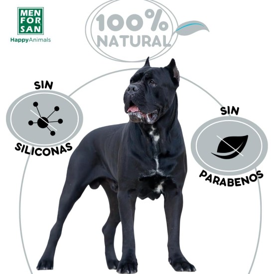 MENFORSAN Black Shampoo for Dogs Colour Intensifier Shine Enhancer Removes Orange Tones Deep Moisturiser 1 L MENFORSAN Black Shampoo for Dogs Colour Intensifier Shine Enhancer Removes Orange Tones Deep Moisturiser 1 L