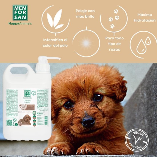 MENFORSAN Brown Hair Shampoo for Dogs Colour Intensification Shine Enhancer Removes Orange Tones Deep Moisturiser 5 L MENFORSAN Brown Hair Shampoo for Dogs Colour Intensification Shine Enhancer Removes Orange Tones Deep Moisturiser 5 L
