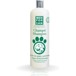 MENFORSAN Dog Shampoo with Silk Proteins and Argan Oil 1L Revitalises Pet Coat MENFORSAN Dog Shampoo with Silk Proteins and Argan Oil 1L Revitalises Pet Coat