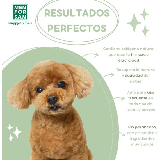 MENFORSAN Moisturising Shampoo for Dogs Intensive Moisture Provides Shine Revitalises and Repairs Eliminates Bad Odours Apple 1L MENFORSAN Moisturising Shampoo for Dogs Intensive Moisture Provides Shine Revitalises and Repairs Eliminates Bad Odours Apple 1L