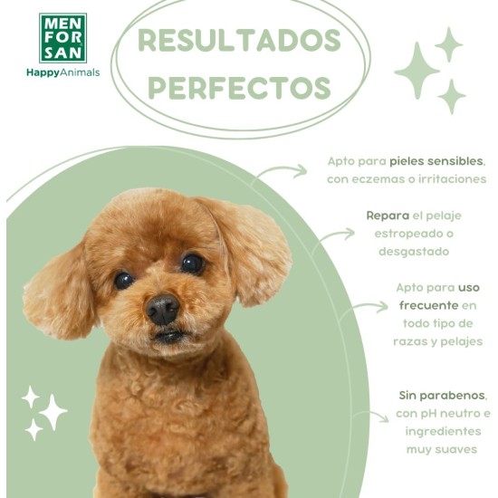 MENFORSAN Super Gentle Organic Shampoo for Dogs and Puppies with 100 Percent Biodegradable Ingredients Fragrance Free Clear 1L MENFORSAN Super Gentle Organic Shampoo for Dogs and Puppies with 100 Percent Biodegradable Ingredients Fragrance Free Clear 1L