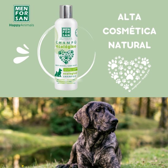 MENFORSAN Super Gentle Organic Shampoo for Dogs and Puppies with 100 Percent Biodegradable Ingredients Fragrance Free Clear 1L MENFORSAN Super Gentle Organic Shampoo for Dogs and Puppies with 100 Percent Biodegradable Ingredients Fragrance Free Clear 1L