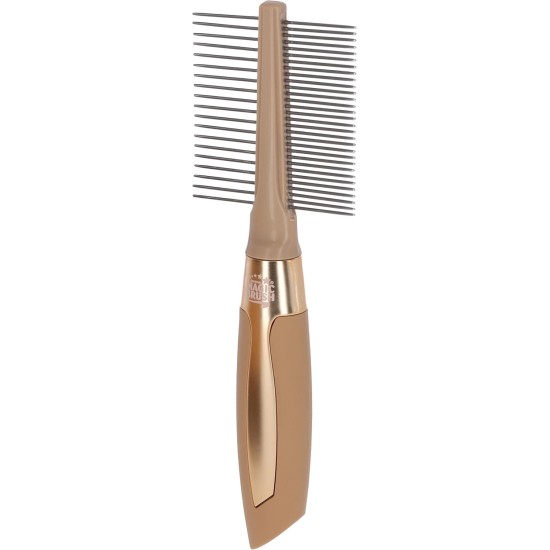 MagicBrush Fur Comb Fine / Coarse Dog 6.5 x 21 cm Golden MagicBrush Fur Comb Fine / Coarse Dog 6.5 x 21 cm Golden