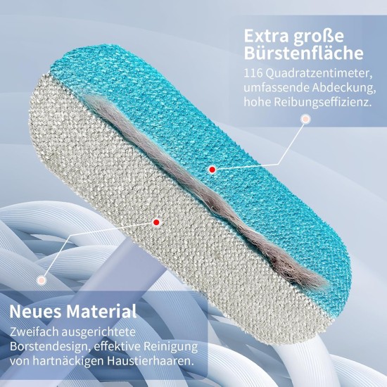 Maisly Pet Hair Remover 4 in 1 Lint Brush Set with Extension Rod, Dog and Cat Hair Remover, Reusable Lint Brush Instead of Lint Roller for Sofas, Carpets, Scratching Posts and Clothes Maisly Pet Hair Remover 4 in 1 Lint Brush Set with Extension Rod, Dog and Cat Hair Remover, Reusable Lint Brush Instead of Lint Roller for Sofas, Carpets, Scratching Posts and Clothes