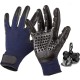 Makife Pet Grooming Glove, Deshedding Gloves for Dogs, Cats, Grooming Glove for Dogs, Cats and Horses, Green Makife Pet Grooming Glove, Deshedding Gloves for Dogs, Cats, Grooming Glove for Dogs, Cats and Horses, Green