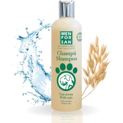 Menforsan Dog Shampoo with Oatmeal | Softening and Soothing Effect | For Sensitive and Sensitive Skin | 100% Natural Oats | Mild Fragrance | 300 ml Menforsan Dog Shampoo with Oatmeal | Softening and Soothing Effect | For Sensitive and Sensitive Skin | 100% Natural Oats | Mild Fragrance | 300 ml