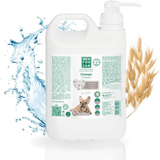 Menforsan Dog Shampoo with Oatmeal | Softening and Soothing Effect | For Sensitive and Sensitive Skin | 100% Natural Oats | Mild Fragrance | 300 ml Menforsan Dog Shampoo with Oatmeal | Softening and Soothing Effect | For Sensitive and Sensitive Skin | 100% Natural Oats | Mild Fragrance | 300 ml