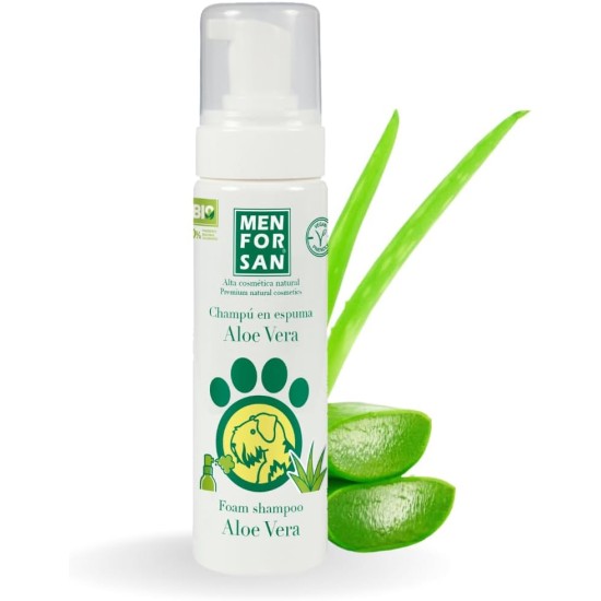 Menforsan Dog/Cat Foam Shampoo with Aloe Vera 200 ml Menforsan Dog/Cat Foam Shampoo with Aloe Vera 200 ml
