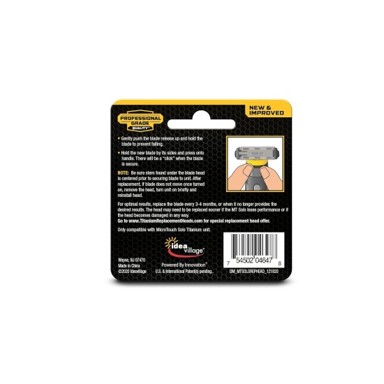 Micro Touch Titanium Replacement Blade Only Micro Touch Titanium Replacement Blade Only