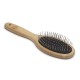 Mikki 6280012 Bamboo Brush with Ball Heads for Medium Length and Thick Coat, for Dogs and Cats, Made from Sustainable Bamboo. For the Care of Shaggy Fur, Small, S, 58 g, Brown Mikki 6280012 Bamboo Brush with Ball Heads for Medium Length and Thick Coat, for Dogs and Cats, Made from Sustainable Bamboo. For the Care of Shaggy Fur, Small, S, 58 g, Brown