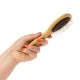 Mikki 6280012 Bamboo Brush with Ball Heads for Medium Length and Thick Coat, for Dogs and Cats, Made from Sustainable Bamboo. For the Care of Shaggy Fur, Small, S, 58 g, Brown Mikki 6280012 Bamboo Brush with Ball Heads for Medium Length and Thick Coat, for Dogs and Cats, Made from Sustainable Bamboo. For the Care of Shaggy Fur, Small, S, 58 g, Brown