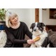 Mikki 6280012 Bamboo Brush with Ball Heads for Medium Length and Thick Coat, for Dogs and Cats, Made from Sustainable Bamboo. For the Care of Shaggy Fur, Small, S, 58 g, Brown Mikki 6280012 Bamboo Brush with Ball Heads for Medium Length and Thick Coat, for Dogs and Cats, Made from Sustainable Bamboo. For the Care of Shaggy Fur, Small, S, 58 g, Brown