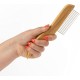 Mikki 6280022 Medium Bamboo Fur Detangler, for Medium and Long Coat, for Dogs and Cats, Made from Sustainable Bamboo, 48 g, Brown Mikki 6280022 Medium Bamboo Fur Detangler, for Medium and Long Coat, for Dogs and Cats, Made from Sustainable Bamboo, 48 g, Brown
