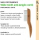 Mikki 6280022 Medium Bamboo Fur Detangler, for Medium and Long Coat, for Dogs and Cats, Made from Sustainable Bamboo, 48 g, Brown Mikki 6280022 Medium Bamboo Fur Detangler, for Medium and Long Coat, for Dogs and Cats, Made from Sustainable Bamboo, 48 g, Brown