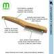 Mikki 6280022 Medium Bamboo Fur Detangler, for Medium and Long Coat, for Dogs and Cats, Made from Sustainable Bamboo, 48 g, Brown Mikki 6280022 Medium Bamboo Fur Detangler, for Medium and Long Coat, for Dogs and Cats, Made from Sustainable Bamboo, 48 g, Brown
