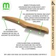 Mikki 6280022 Medium Bamboo Fur Detangler, for Medium and Long Coat, for Dogs and Cats, Made from Sustainable Bamboo, 48 g, Brown Mikki 6280022 Medium Bamboo Fur Detangler, for Medium and Long Coat, for Dogs and Cats, Made from Sustainable Bamboo, 48 g, Brown