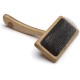 Mikki 6280031 Soft Bamboo Slicker Brush with Ball Heads for Medium/Long/Curly Coat, for Dogs and Cats, Made from Sustainable Bamboo, Small, S, 56 g Mikki 6280031 Soft Bamboo Slicker Brush with Ball Heads for Medium/Long/Curly Coat, for Dogs and Cats, Made from Sustainable Bamboo, Small, S, 56 g